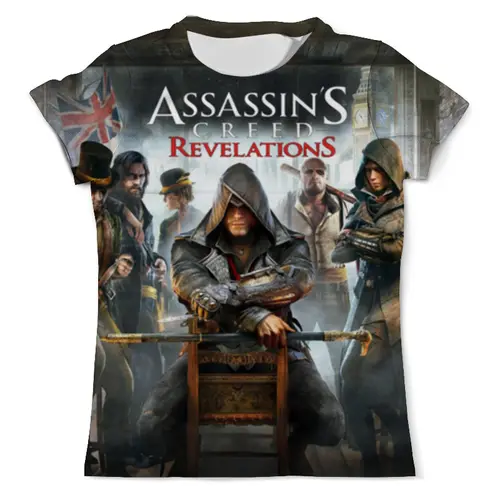 Заказать мужскую футболку в Москве. Футболка с полной запечаткой (мужская) Assassins creed от KILLDURIN - готовые дизайны и нанесение принтов.