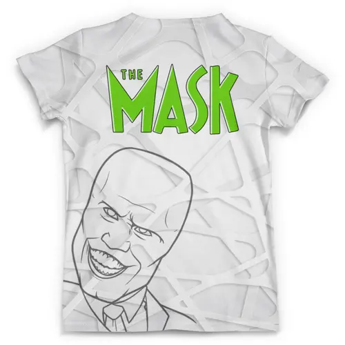Заказать мужскую футболку в Москве. Футболка с полной запечаткой (мужская) The Mask от balden - готовые дизайны и нанесение принтов.