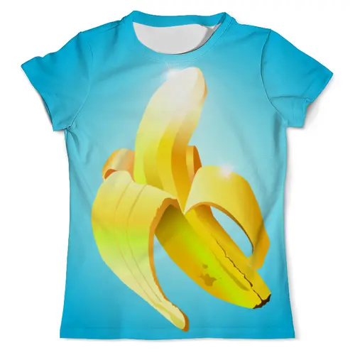 Заказать мужскую футболку в Москве. Футболка с полной запечаткой (мужская) банан от Марина Кольцова - готовые дизайны и нанесение принтов.