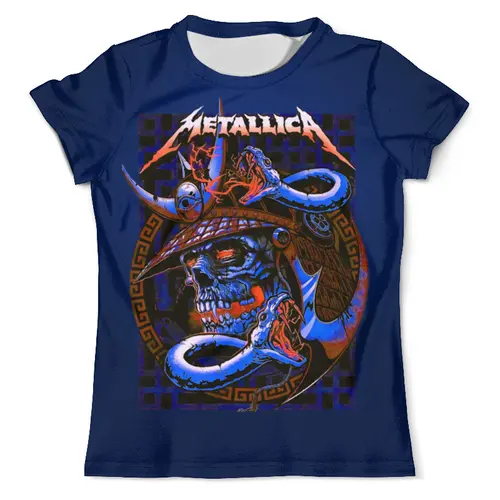 Заказать мужскую футболку в Москве. Футболка с полной запечаткой (мужская) Metallica    от ПРИНТЫ ПЕЧАТЬ  - готовые дизайны и нанесение принтов.