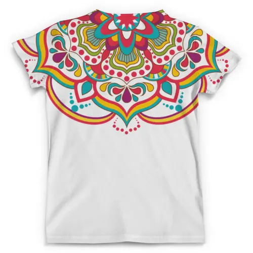 Заказать мужскую футболку в Москве. Футболка с полной запечаткой (мужская) Mandala от megashmot - готовые дизайны и нанесение принтов.