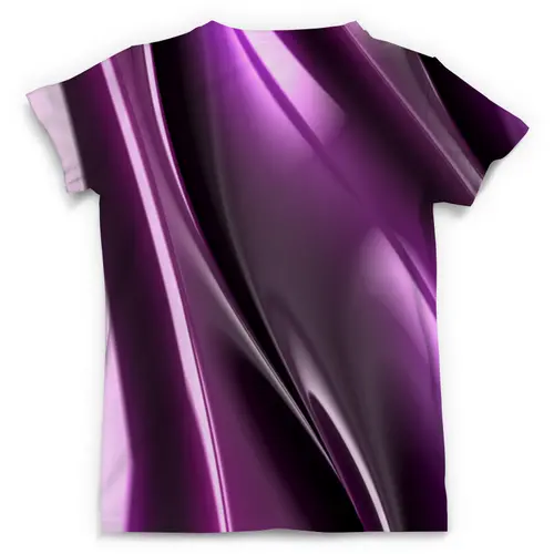 Заказать мужскую футболку в Москве. Футболка с полной запечаткой (мужская) Фиолетовые линии от THE_NISE  - готовые дизайны и нанесение принтов.