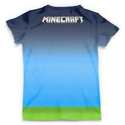 Заказать мужскую футболку в Москве. Футболка с полной запечаткой (мужская) Minecraft    от T-shirt print  - готовые дизайны и нанесение принтов.
