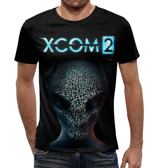 Заказать мужскую футболку в Москве. Футболка с полной запечаткой (мужская) X-COM 2 от Nos  - готовые дизайны и нанесение принтов.
