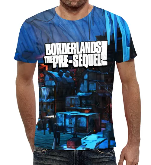 Заказать мужскую футболку в Москве. Футболка с полной запечаткой (мужская) Borderlands от THE_NISE  - готовые дизайны и нанесение принтов.