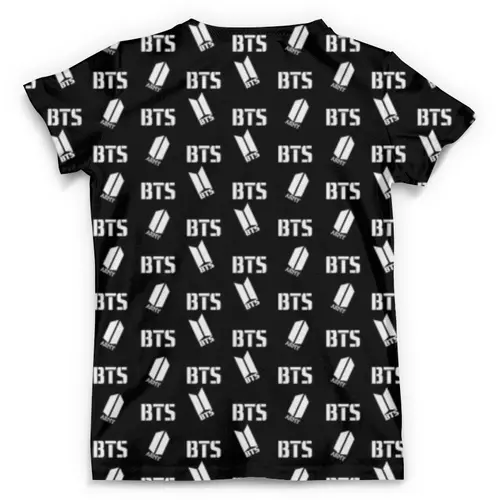 Заказать мужскую футболку в Москве. Футболка с полной запечаткой (мужская) Группа BTS от THE_NISE  - готовые дизайны и нанесение принтов.