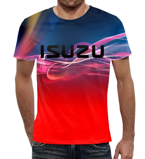 Заказать мужскую футболку в Москве. Футболка с полной запечаткой (мужская)  Isuzu от THE_NISE  - готовые дизайны и нанесение принтов.