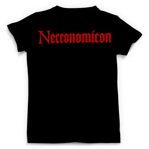 Заказать мужскую футболку в Москве. Футболка с полной запечаткой (мужская) Necronomicon от Leichenwagen - готовые дизайны и нанесение принтов.