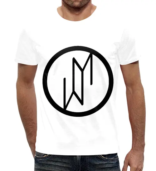 Заказать мужскую футболку в Москве. Футболка с полной запечаткой (мужская) Море Монро - Оригинальное лого от T_Shirt - готовые дизайны и нанесение принтов.