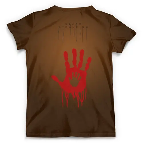 Заказать мужскую футболку в Москве. Футболка с полной запечаткой (мужская) Death Stranding     от T-shirt print  - готовые дизайны и нанесение принтов.