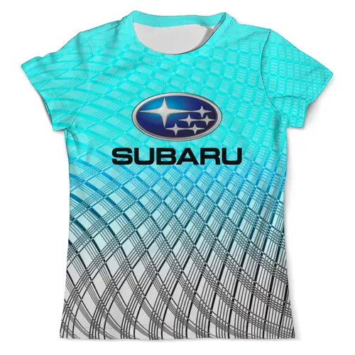 Заказать мужскую футболку в Москве. Футболка с полной запечаткой (мужская) Subaru от THE_NISE  - готовые дизайны и нанесение принтов.