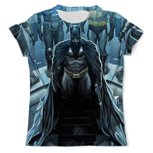 Заказать мужскую футболку в Москве. Футболка с полной запечаткой (мужская) Бэтмен  от ПРИНТЫ ПЕЧАТЬ  - готовые дизайны и нанесение принтов.