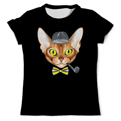 Заказать мужскую футболку в Москве. Футболка с полной запечаткой (мужская) Персидская кошка от Amerikanka - готовые дизайны и нанесение принтов.