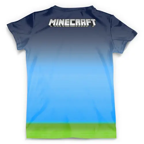 Заказать мужскую футболку в Москве. Футболка с полной запечаткой (мужская) Minecraft   от T-shirt print  - готовые дизайны и нанесение принтов.