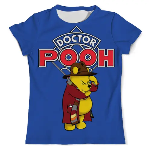 Заказать мужскую футболку в Москве. Футболка с полной запечаткой (мужская) Doctor Pooh от ПРИНТЫ ПЕЧАТЬ  - готовые дизайны и нанесение принтов.
