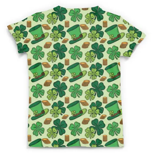 Заказать мужскую футболку в Москве. Футболка с полной запечаткой (мужская) Ирландец ( Irish) от trugift - готовые дизайны и нанесение принтов.