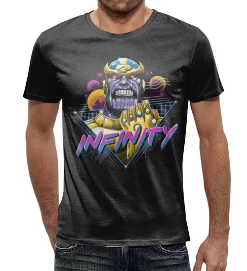Заказать мужскую футболку в Москве. Футболка с полной запечаткой (мужская) Infinity (1) от ПРИНТЫ ПЕЧАТЬ  - готовые дизайны и нанесение принтов.
