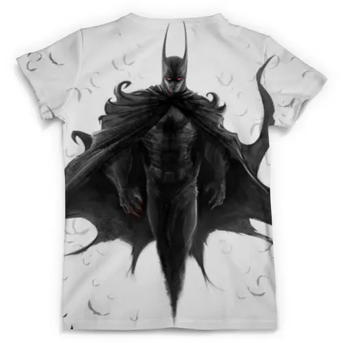 Заказать мужскую футболку в Москве. Футболка с полной запечаткой (мужская) Batman от футбы - готовые дизайны и нанесение принтов.