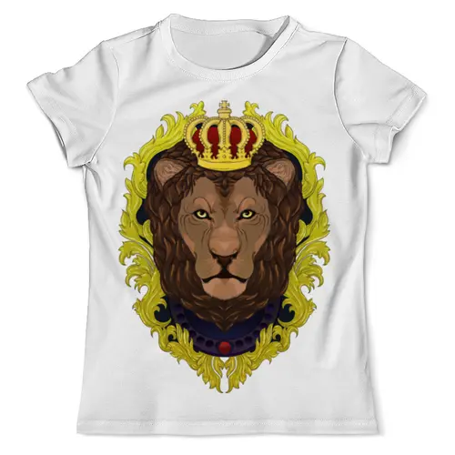 Заказать мужскую футболку в Москве. Футболка с полной запечаткой (мужская) Lion king от anastasiya24sk - готовые дизайны и нанесение принтов.
