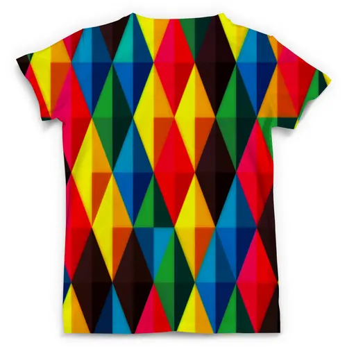 Заказать мужскую футболку в Москве. Футболка с полной запечаткой (мужская) Colors от Fonzo - готовые дизайны и нанесение принтов.