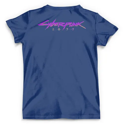 Заказать мужскую футболку в Москве. Футболка с полной запечаткой (мужская) Cyberpunk2077 от acidhouses - готовые дизайны и нанесение принтов.