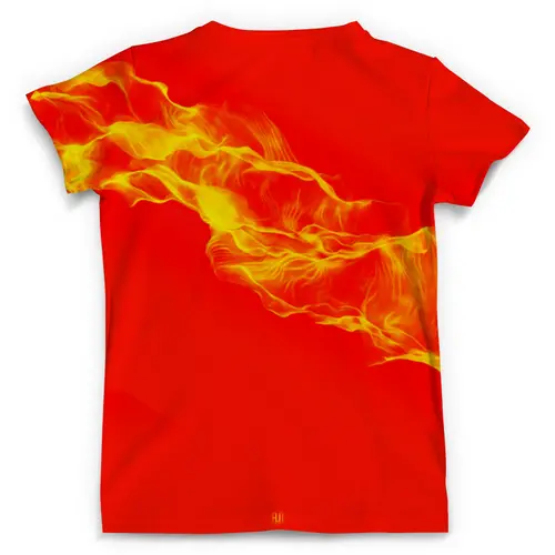 Заказать мужскую футболку в Москве. Футболка с полной запечаткой (мужская) FIRE! от Алексс Неро - готовые дизайны и нанесение принтов.