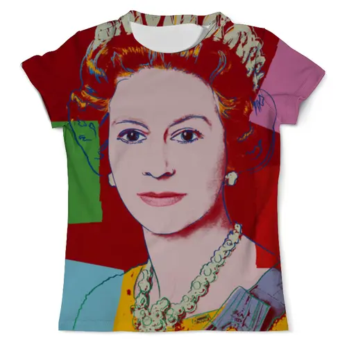 Заказать мужскую футболку в Москве. Футболка с полной запечаткой (мужская) Королева от Александр - готовые дизайны и нанесение принтов.
