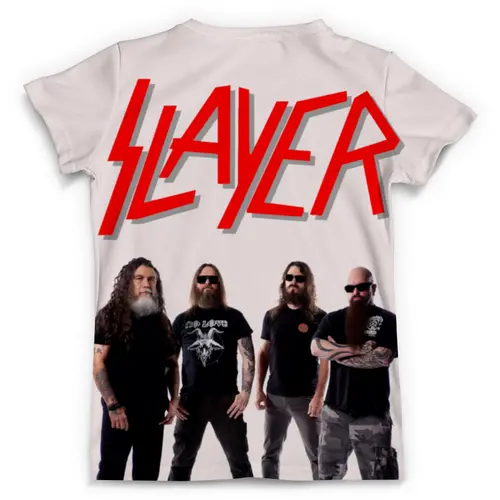 Заказать мужскую футболку в Москве. Футболка с полной запечаткой (мужская) Slayer Repentless 2015 (3) от Илья - готовые дизайны и нанесение принтов.