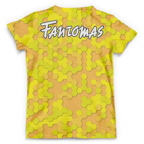 Заказать мужскую футболку в Москве. Футболка с полной запечаткой (мужская) Fantomas Design от balden - готовые дизайны и нанесение принтов.