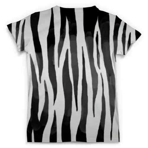 Заказать мужскую футболку в Москве. Футболка с полной запечаткой (мужская) Раскрас зебры от megashmot - готовые дизайны и нанесение принтов.