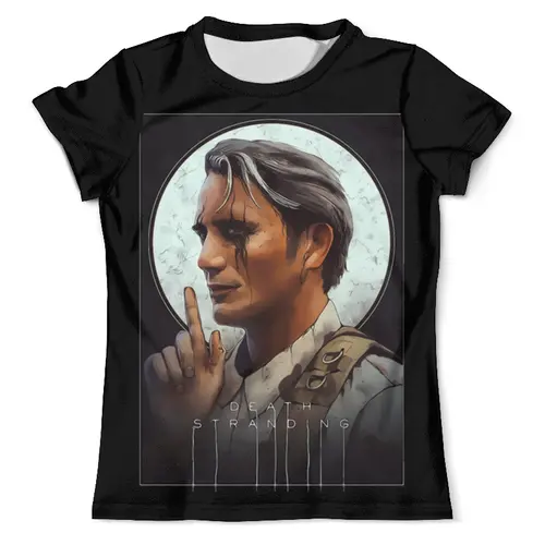 Заказать мужскую футболку в Москве. Футболка с полной запечаткой (мужская) Death Stranding      от T-shirt print  - готовые дизайны и нанесение принтов.