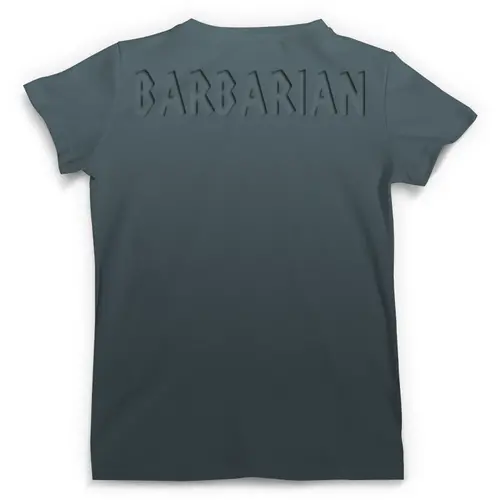 Заказать мужскую футболку в Москве. Футболка с полной запечаткой (мужская) Barbarian от balden - готовые дизайны и нанесение принтов.