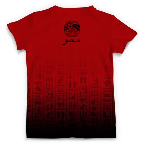 Заказать мужскую футболку в Москве. Футболка с полной запечаткой (мужская) Сборная Египта  от geekbox - готовые дизайны и нанесение принтов.
