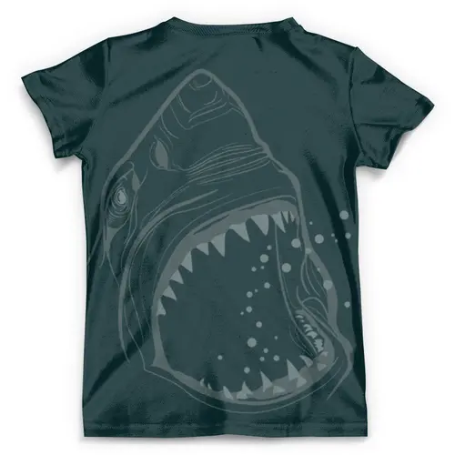 Заказать мужскую футболку в Москве. Футболка с полной запечаткой (мужская) Shark Design от balden - готовые дизайны и нанесение принтов.