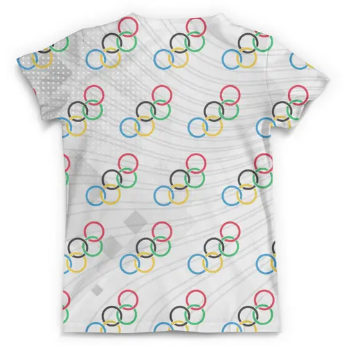 Заказать мужскую футболку в Москве. Футболка с полной запечаткой (мужская) Olympic Bear Misha 1980 от balden - готовые дизайны и нанесение принтов.