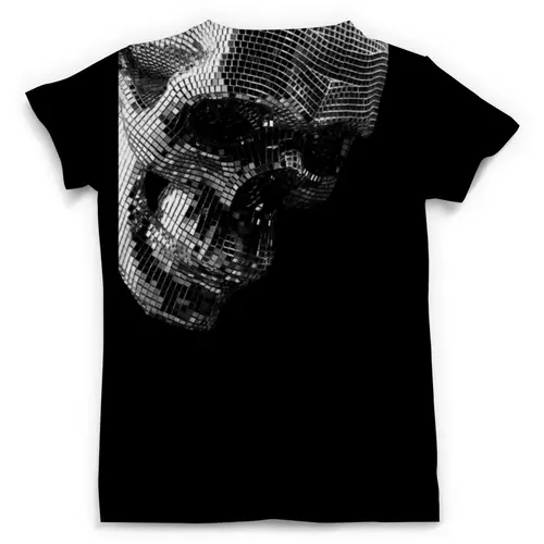 Заказать мужскую футболку в Москве. Футболка с полной запечаткой (мужская) Skull - 1 от Vladec11 - готовые дизайны и нанесение принтов.