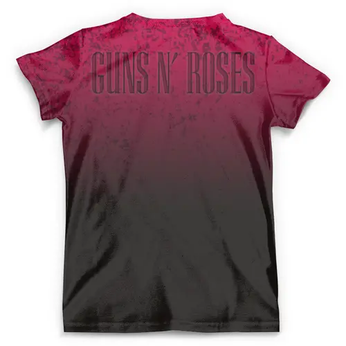 Заказать мужскую футболку в Москве. Футболка с полной запечаткой (мужская) Guns N Roses_ от balden - готовые дизайны и нанесение принтов.
