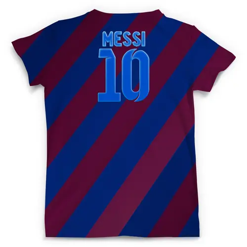Заказать мужскую футболку в Москве. Футболка с полной запечаткой (мужская) Lionel  Messi (1) от ПРИНТЫ ПЕЧАТЬ  - готовые дизайны и нанесение принтов.