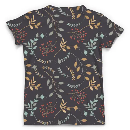 Заказать мужскую футболку в Москве. Футболка с полной запечаткой (мужская) Лесные ягоды от THE_NISE  - готовые дизайны и нанесение принтов.