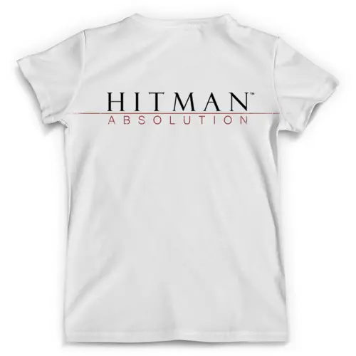 Заказать мужскую футболку в Москве. Футболка с полной запечаткой (мужская) Hitman от game-fan - готовые дизайны и нанесение принтов.