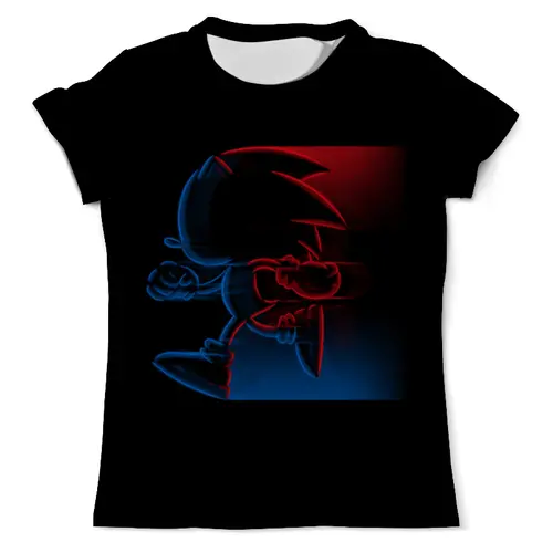 Заказать мужскую футболку в Москве. Футболка с полной запечаткой (мужская) Sonic  от T-shirt print  - готовые дизайны и нанесение принтов.