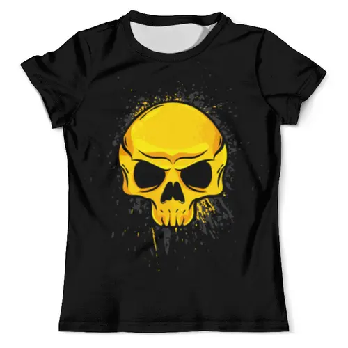 Заказать мужскую футболку в Москве. Футболка с полной запечаткой (мужская) Skull   от T-shirt print  - готовые дизайны и нанесение принтов.