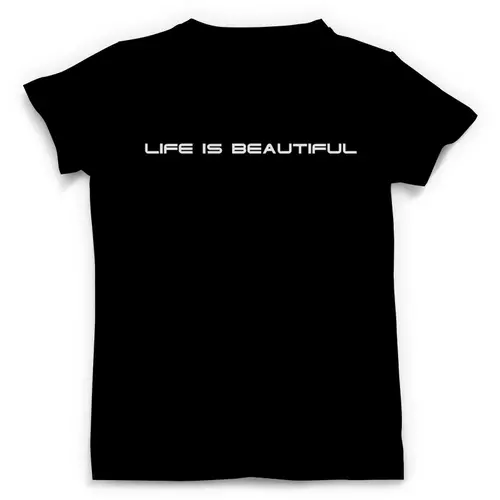 Заказать мужскую футболку в Москве. Футболка с полной запечаткой (мужская) Life Is Beautiful от Vladec11 - готовые дизайны и нанесение принтов.
