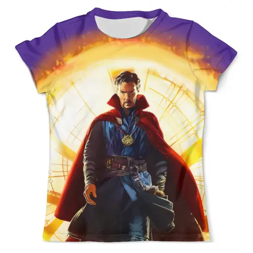 Заказать мужскую футболку в Москве. Футболка с полной запечаткой (мужская)  Doctor Strange  от T-shirt print  - готовые дизайны и нанесение принтов.