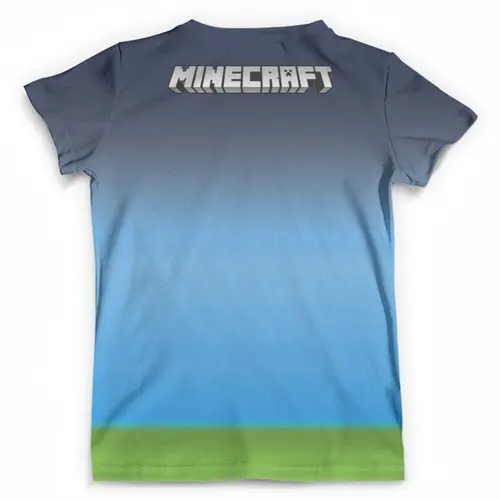 Заказать мужскую футболку в Москве. Футболка с полной запечаткой (мужская) Minecraft     от T-shirt print  - готовые дизайны и нанесение принтов.