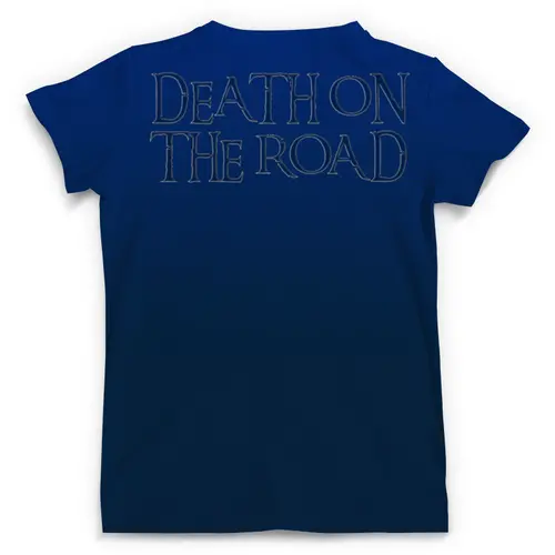 Заказать мужскую футболку в Москве. Футболка с полной запечаткой (мужская) DEATH ON THE ROAD (Iron Maiden) от balden - готовые дизайны и нанесение принтов.