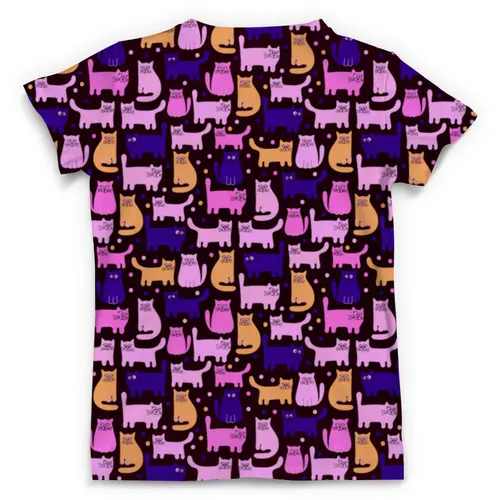 Заказать мужскую футболку в Москве. Футболка с полной запечаткой (мужская) котята от THE_NISE  - готовые дизайны и нанесение принтов.