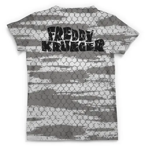 Заказать мужскую футболку в Москве. Футболка с полной запечаткой (мужская) Freddy Krueger от balden - готовые дизайны и нанесение принтов.