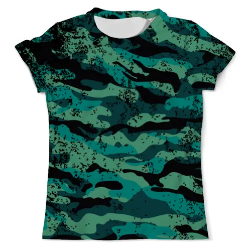 Заказать мужскую футболку в Москве. Футболка с полной запечаткой (мужская) Camouflage Design от balden - готовые дизайны и нанесение принтов.