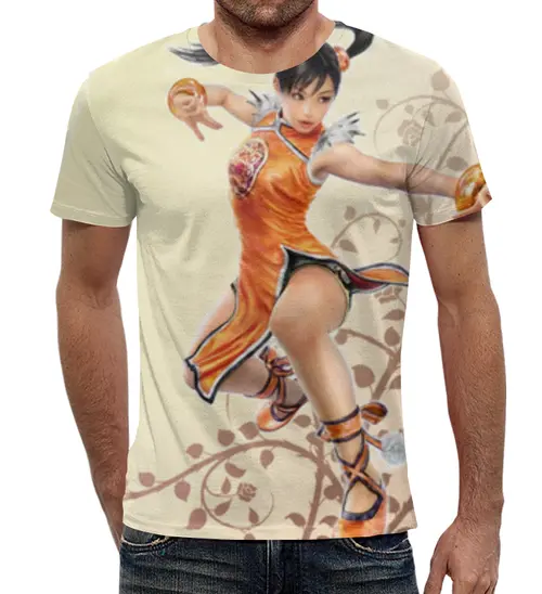 Заказать мужскую футболку в Москве. Футболка с полной запечаткой (мужская) Tekken от gamesta - готовые дизайны и нанесение принтов.